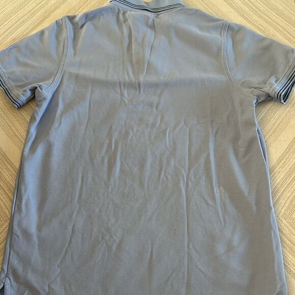 Psycho Bunny Men’s Short-sleeve Light Blue Collared Shirt - Picture 8 of 8